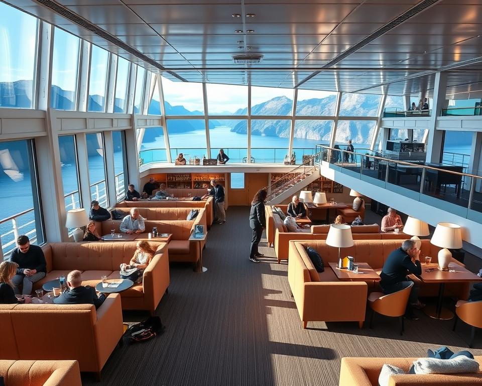 Norwegische Fähre Bordeinrichtungen Norwegische Fähre Bordeinrichtungen