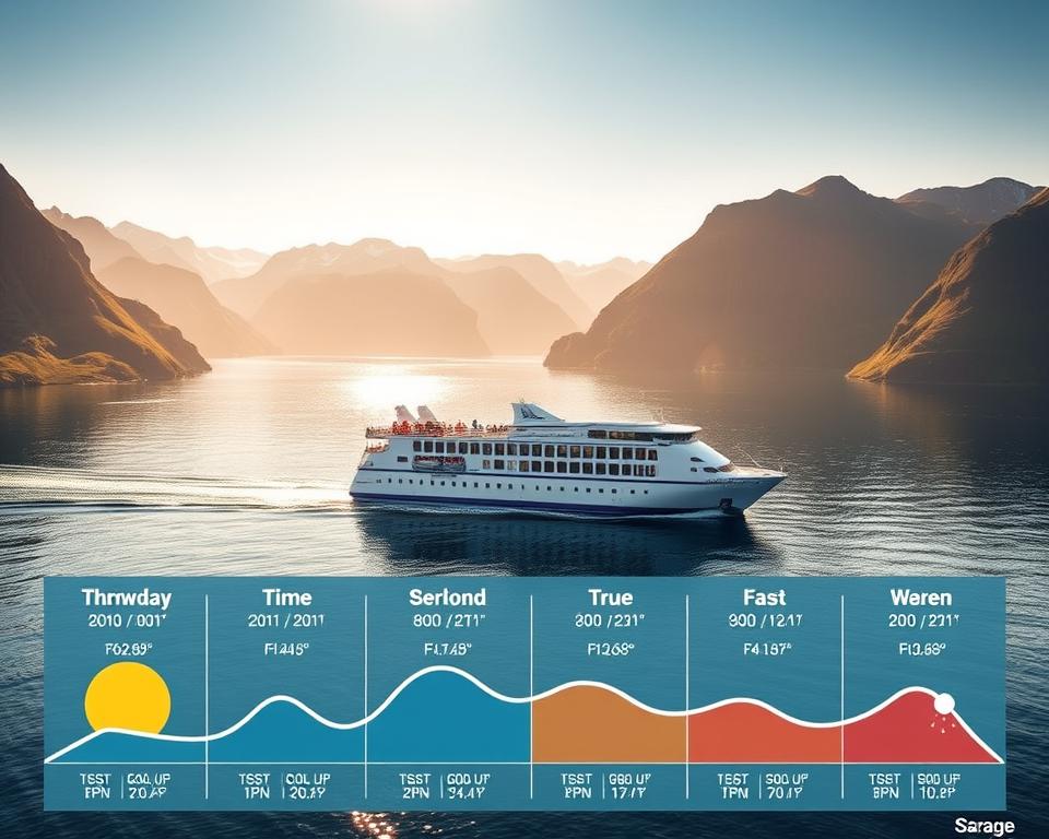 Norwegische Fährreisen Saisonübersicht