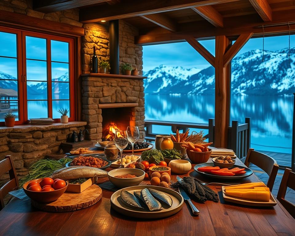 Norwegische Fjord-Küche