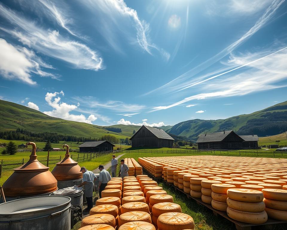 Norwegische Käseproduktion Wirtschaftsfaktor