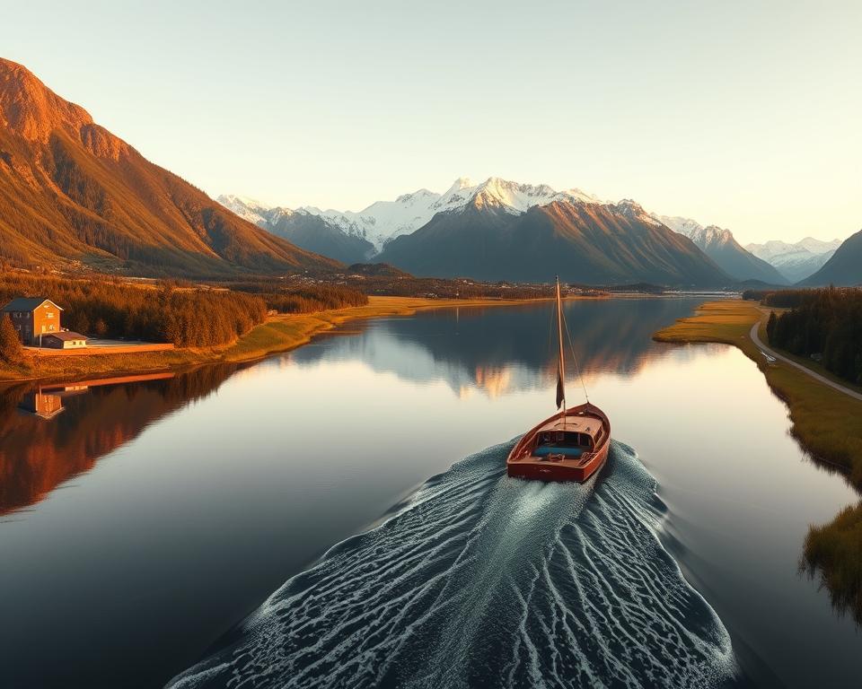 Norwegische Kanalroute Reisezeit