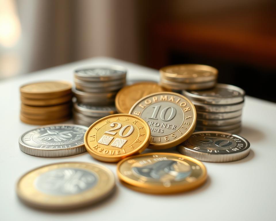 Norwegische Kronen Münzen