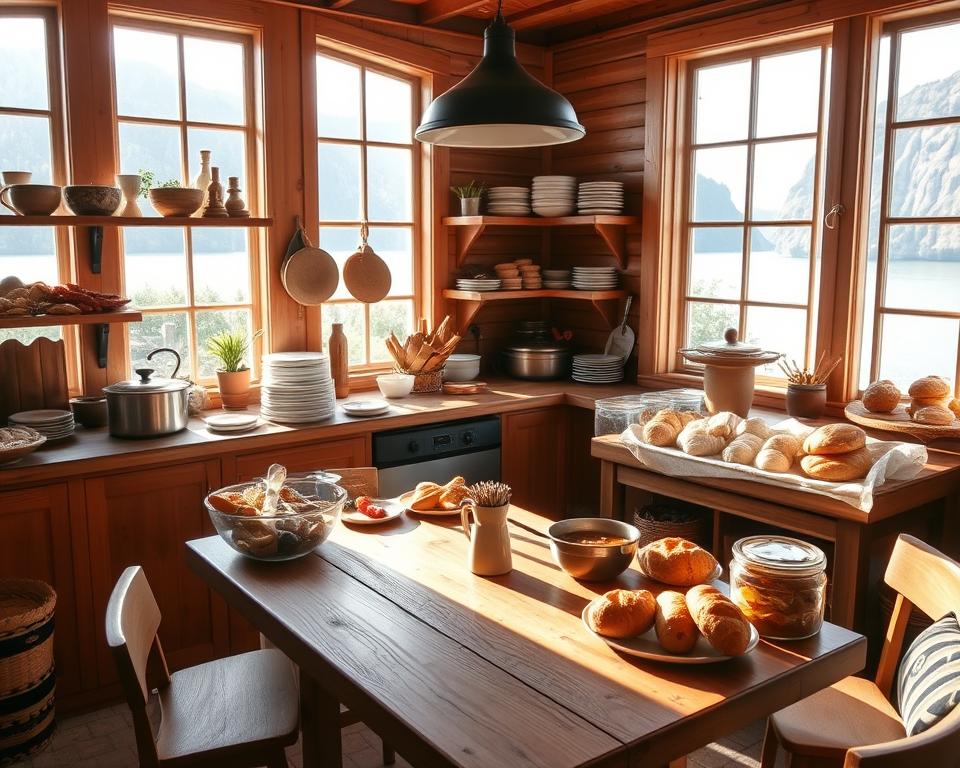 Norwegische Küche in Balestrand Norwegische Küche in Balestrand