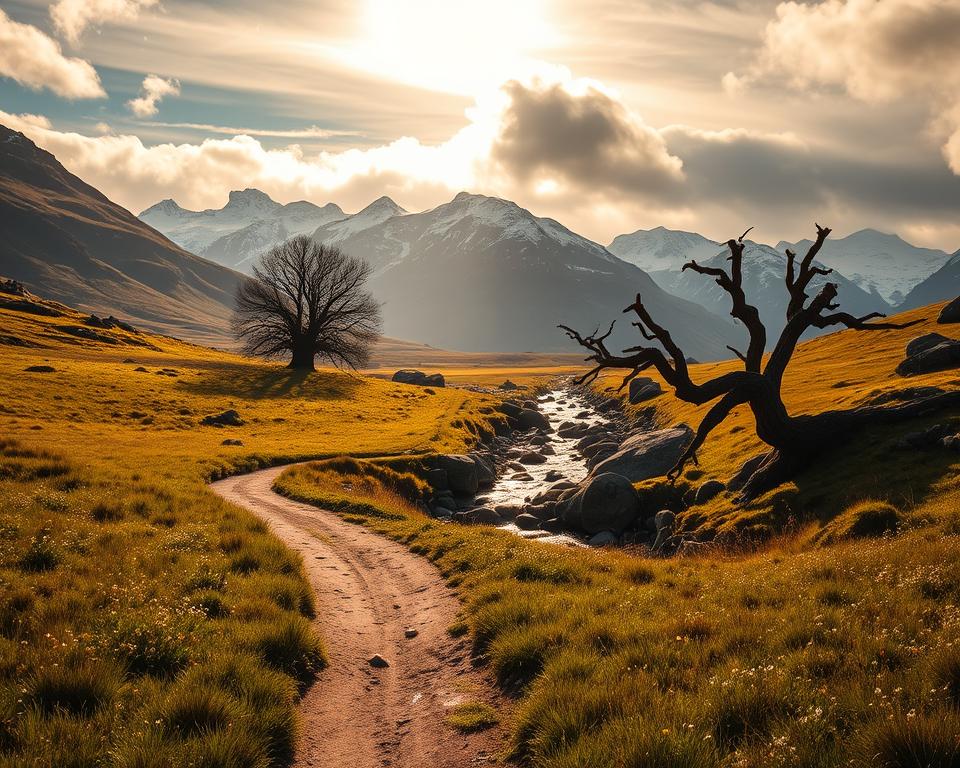 Norwegische Landschaft Pilgerweg