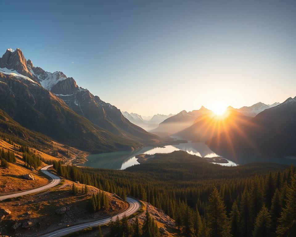 Norwegische Landschaftspanorama