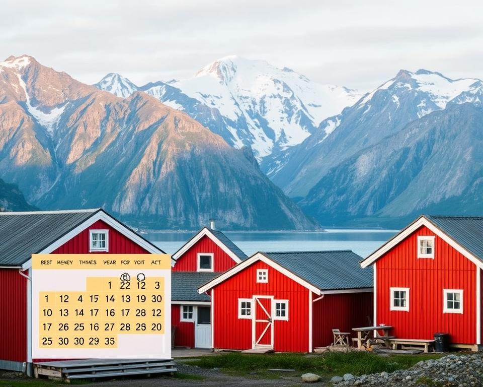 Norwegische Rorbuer Saisonkalender