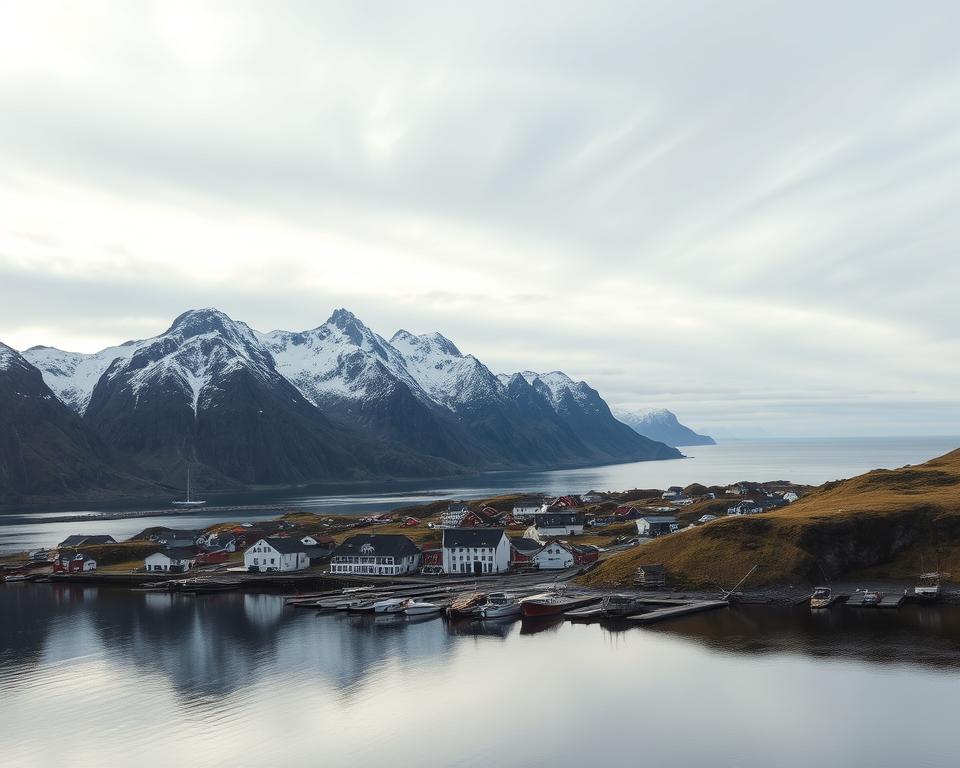 Nusfjord Lofoten Geographie