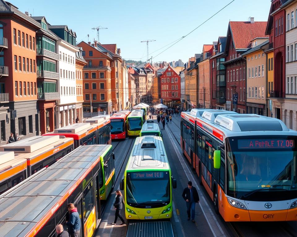 Öffentliche Verkehrsmittel Bergen