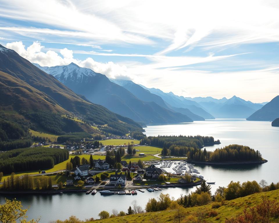 Orte Nordfjord Landschaft
