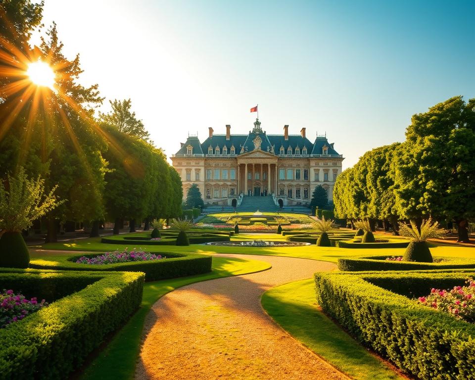 Oslo Königspalast im Schlosspark Oslo Königspalast im Schlosspark