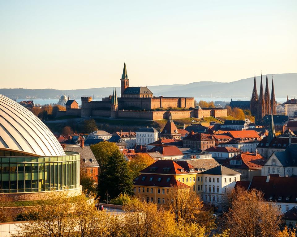 Oslo Sehenswürdigkeiten Stadtübersicht