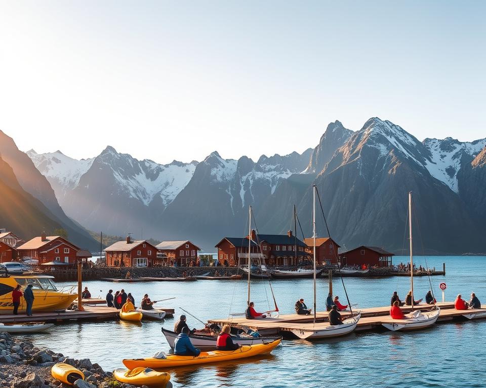 Outdoor-Aktivitäten Anker Brygge Lofoten