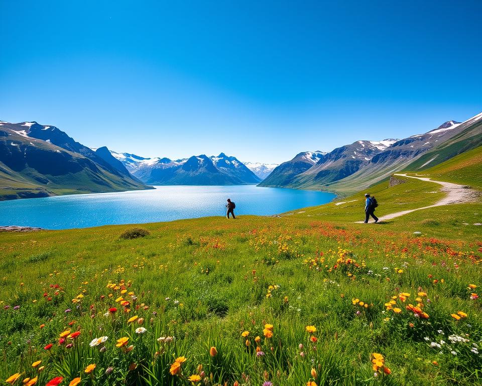 Outdoor-Aktivitäten Norwegen im Juni