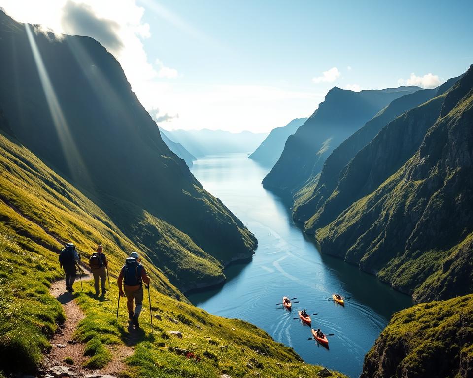 Outdoor-Aktivitäten am Lysefjord Outdoor-Aktivitäten am Lysefjord
