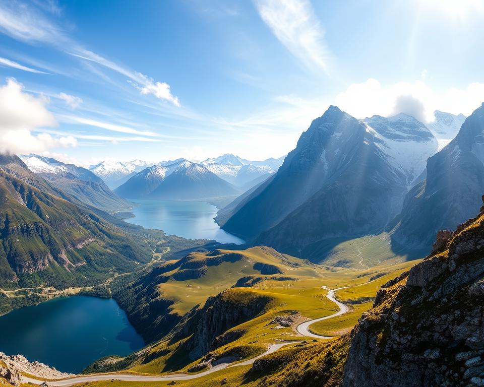 Panorama der Sognefjell Berglandschaft