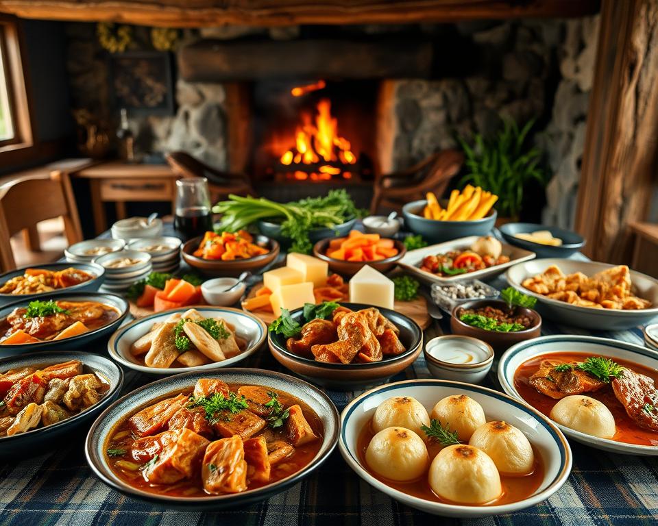 Regionale norwegische Küche Spezialitäten Regionale norwegische Küche Spezialitäten