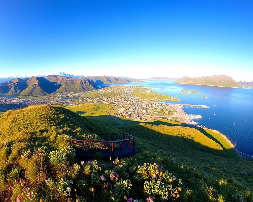 Salen Berg Hammerfest Panorama Salen Berg Hammerfest Panorama