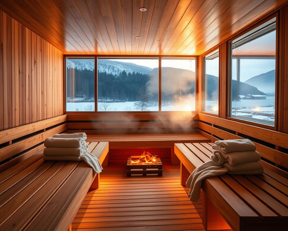 Sauna Bergen Wellness Bereich