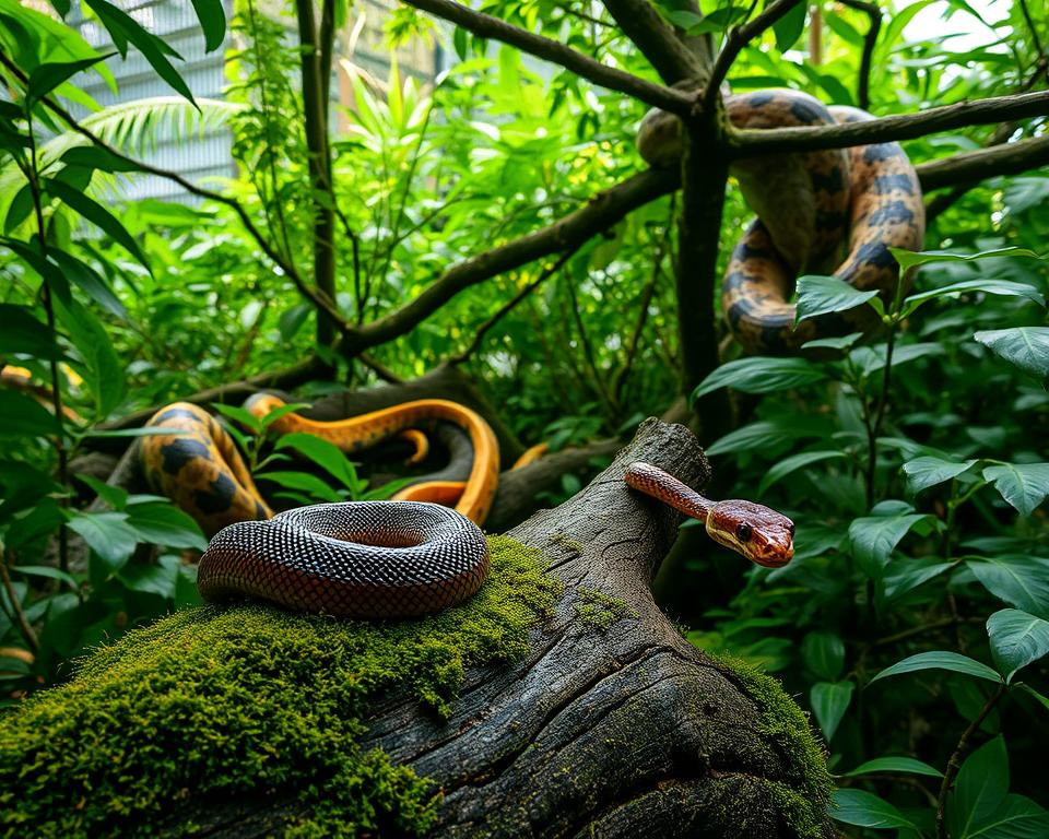 Schlangenarten Oslo Reptilpark