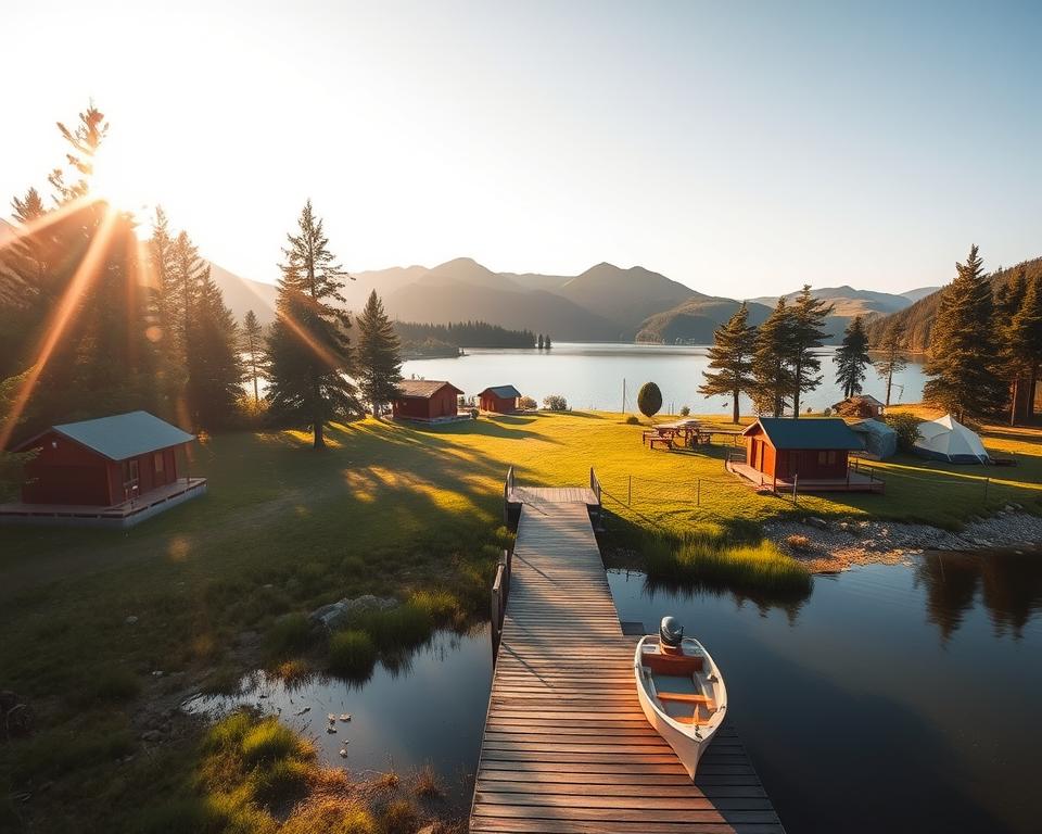 Skjerneset Dock Camping Lage