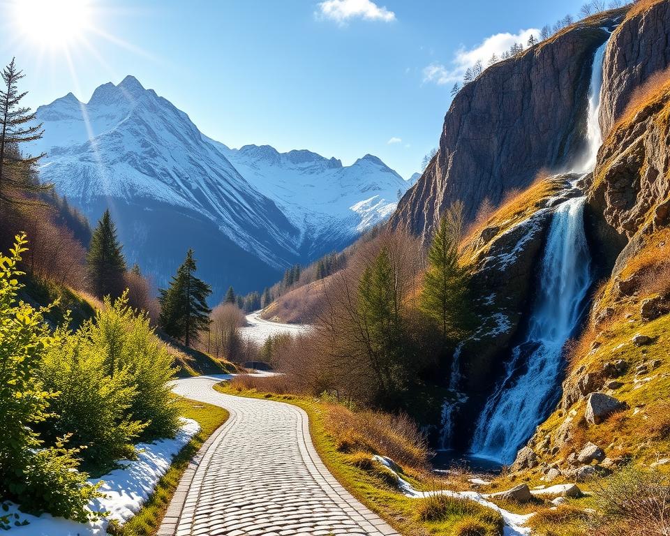 Stalheimskleiva Jahreszeiten