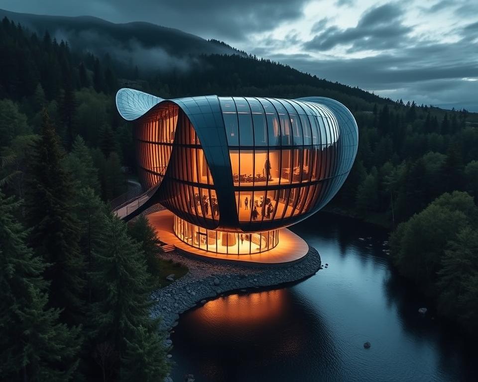 The Twist Architektur Kistefos Ausstellungsgebäude