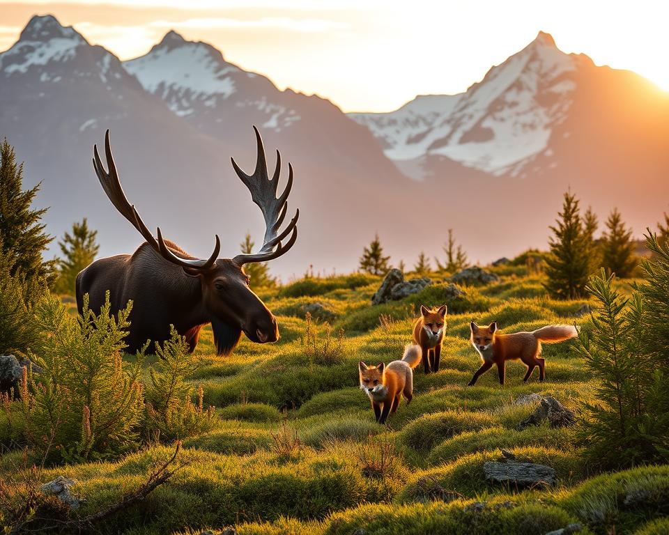 Tierwelt Norwegen im Nationalpark