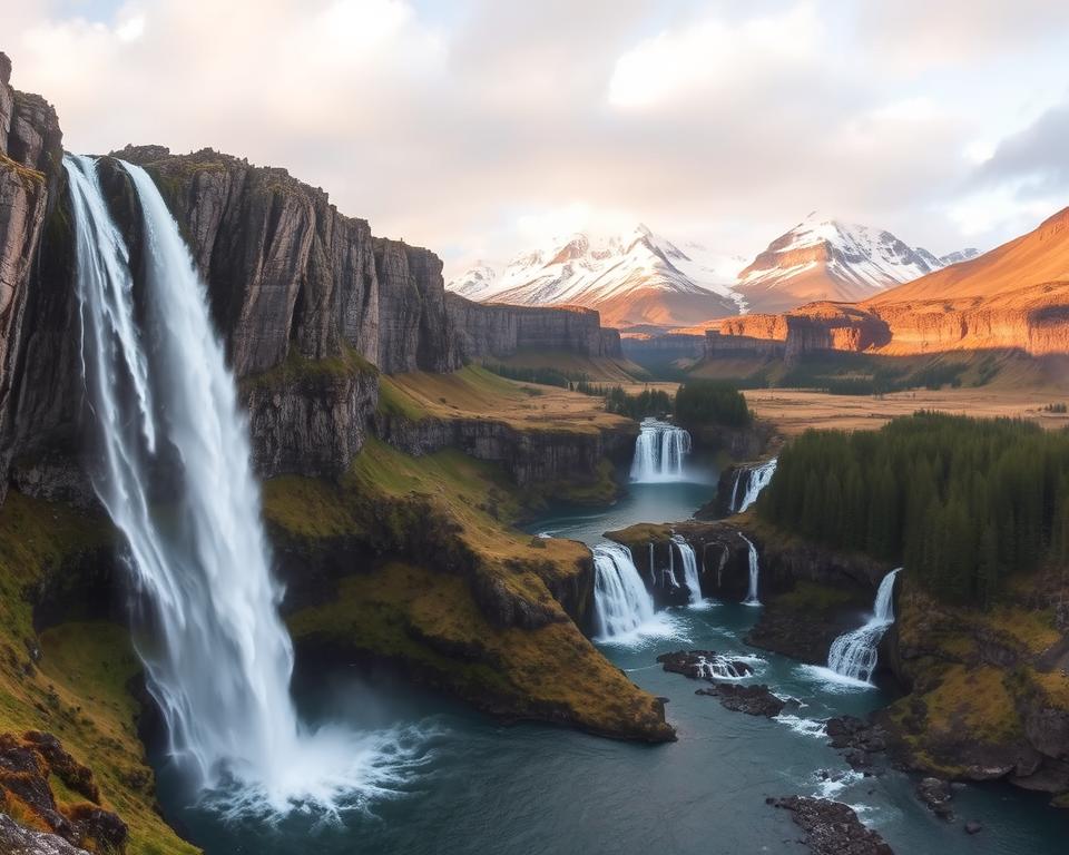 Top Wasserfälle Norwegen Landschaft Top Wasserfälle Norwegen Landschaft