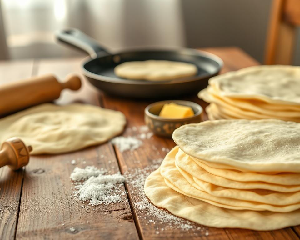Traditionelle Lefse-Zutaten
