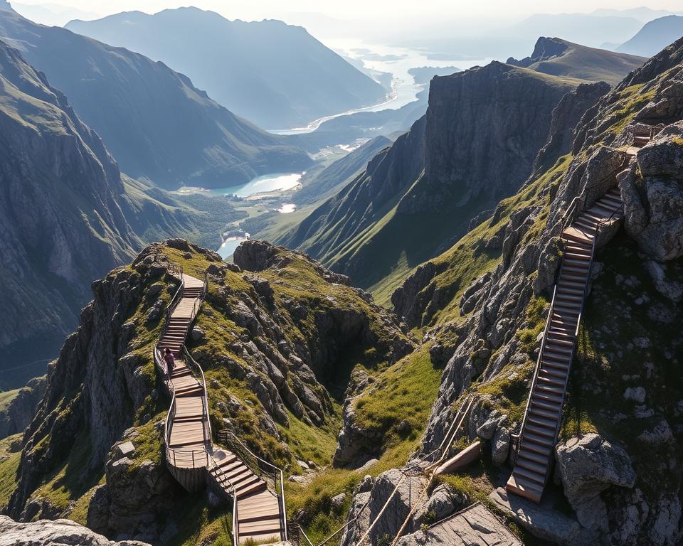 Treppen zum Himmel Wanderroute Schwierigkeitsgrad