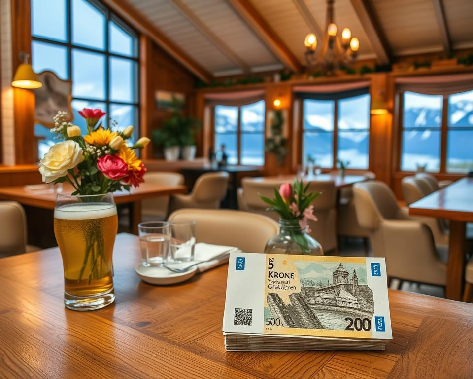 Trinkgeldhöhe in Norwegen