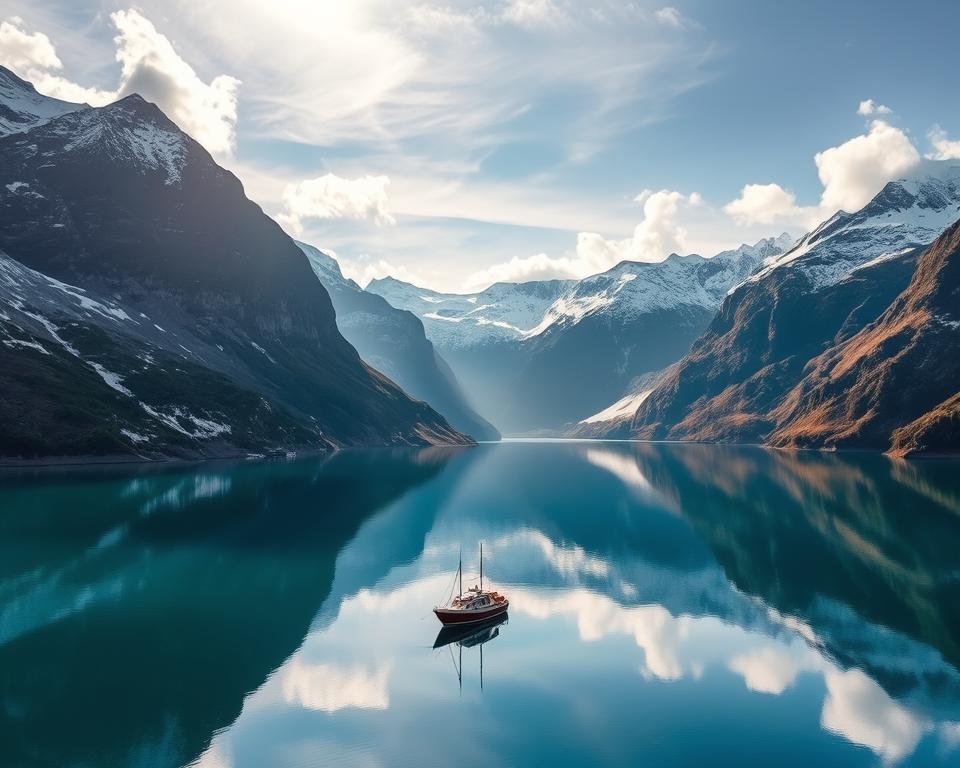 Trollfjord Landschaft Panorama Trollfjord Landschaft Panorama