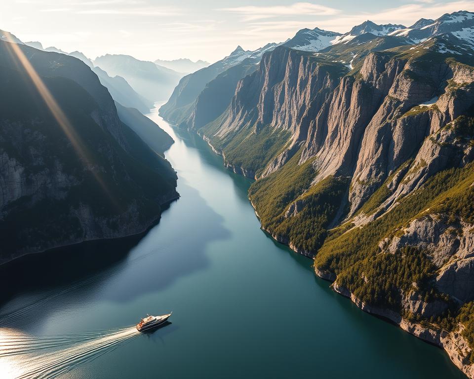 Trollfjord Naturwunder in Norwegischen Fjorden Trollfjord Naturwunder in Norwegischen Fjorden