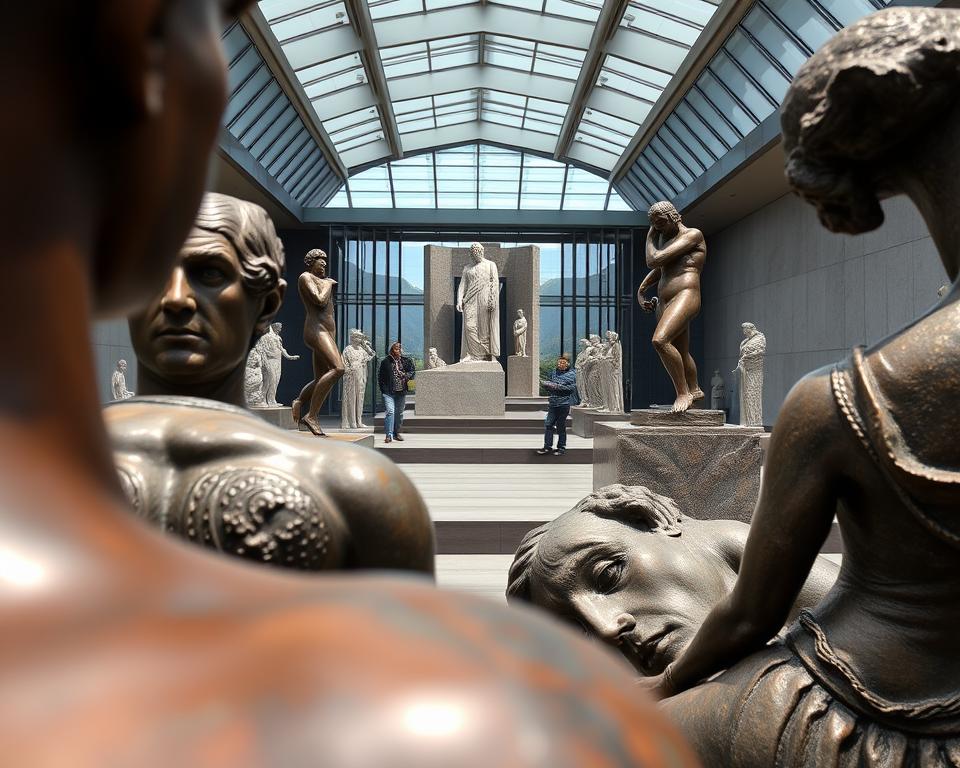 Vigeland Bildhauertechniken