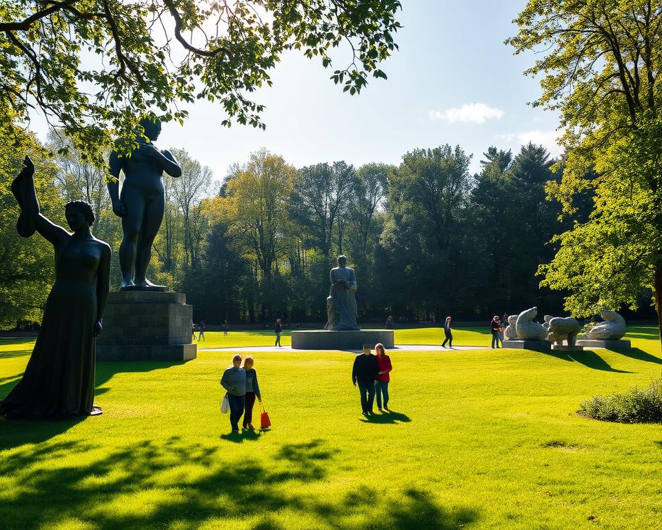 Vigeland Park Skulpturen in Oslo