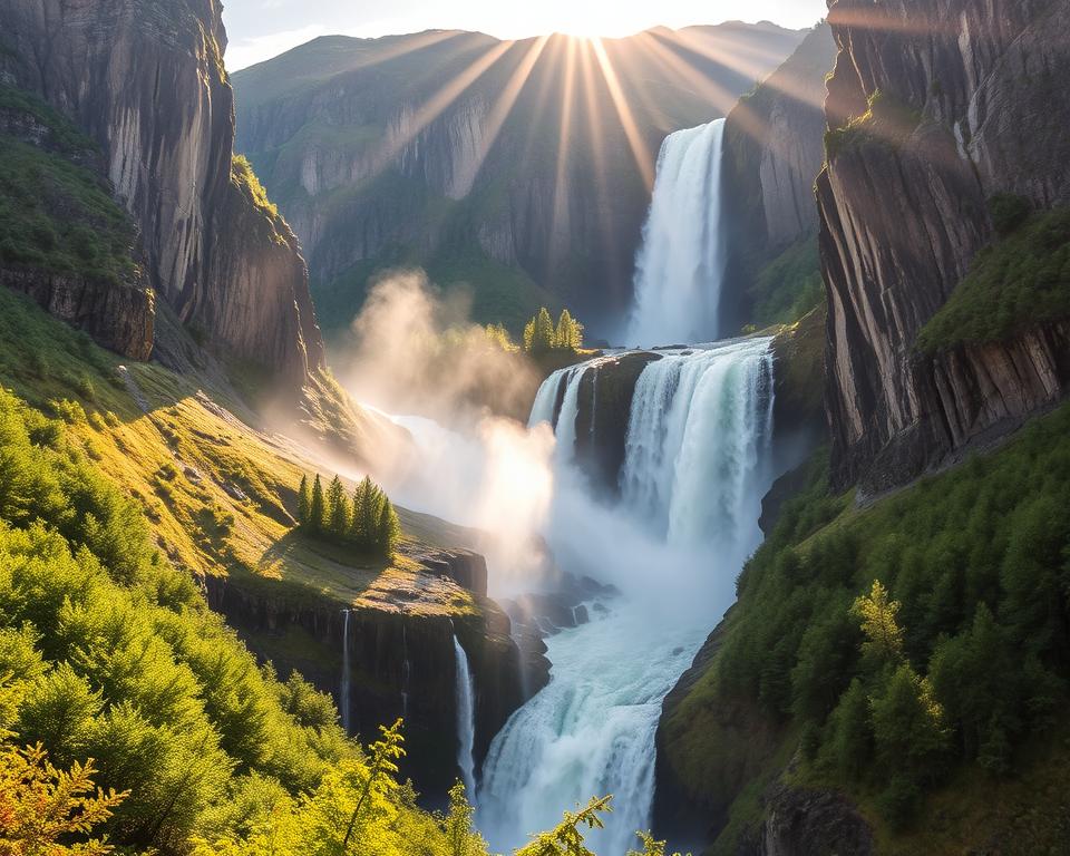 Vøringsfossen Wasserfall in Norwegen
