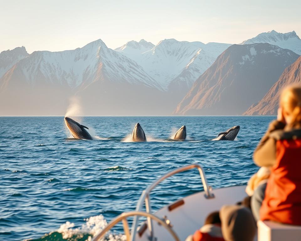 Walbeobachtung in Norwegen