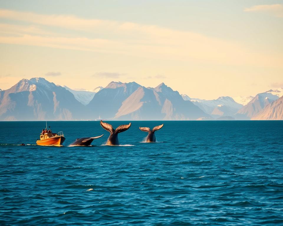 Walbeobachtung in Vesterålen
