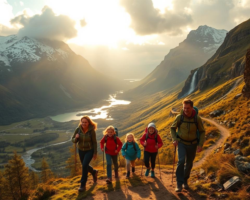 Wandern mit Kindern Norwegen