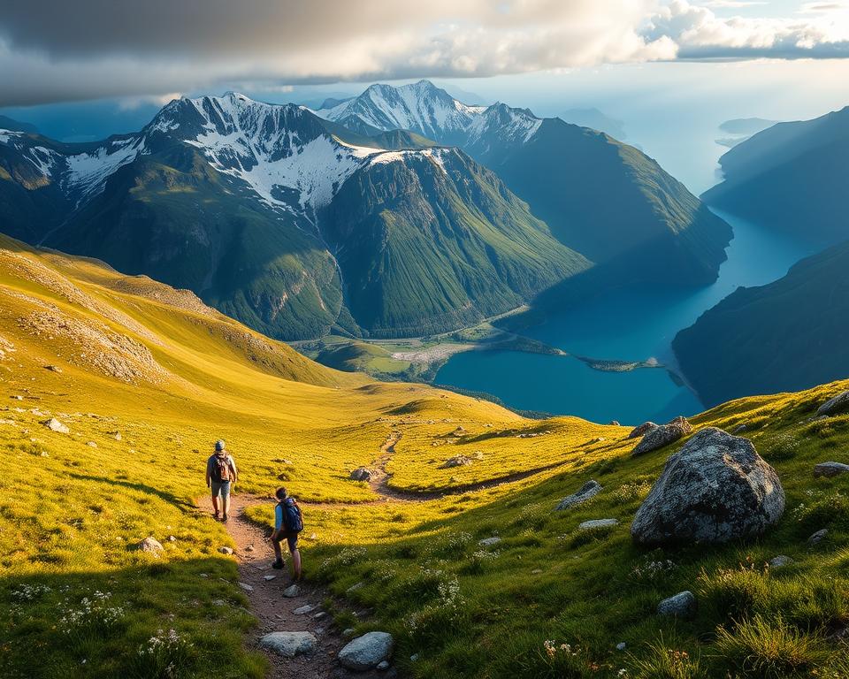 Wanderwege in Sognefjell