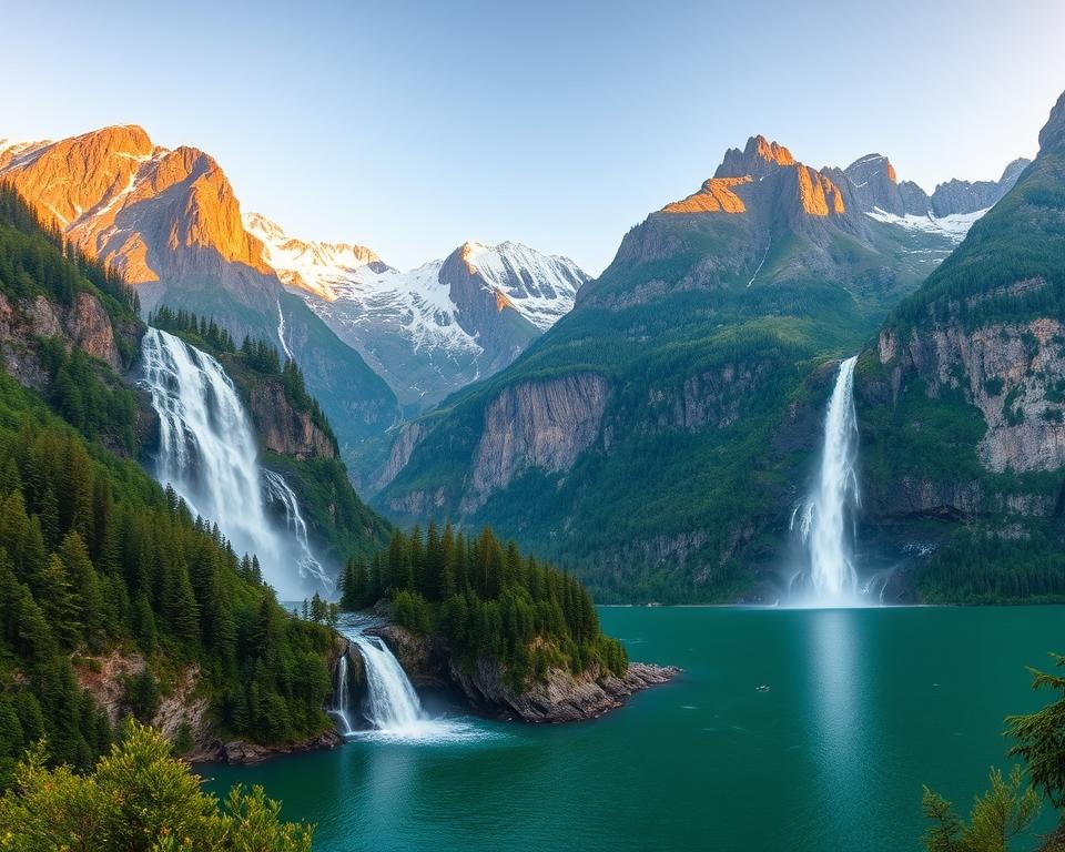 Wasserfälle Geirangerfjorden
