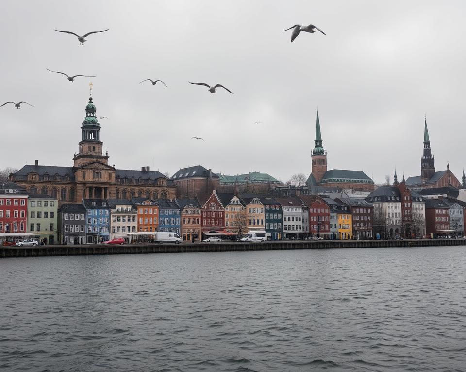 Wetter Oslo April Stadtlandschaft