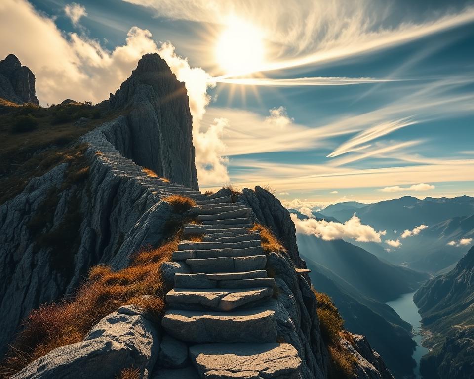Wetterbedingungen Treppen zum Himmel Norwegen
