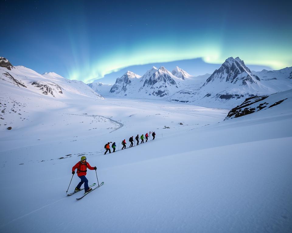 Winteraktivitäten Lofoten Outdoor-Abenteuer
