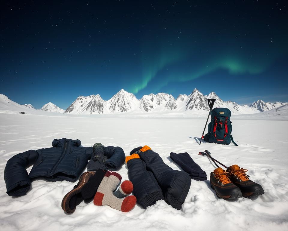 Winterausrüstung für Lofoten