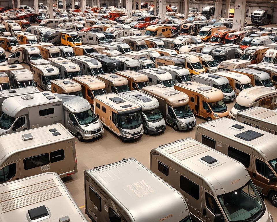 Wohnmobil-Sortiment Überblick