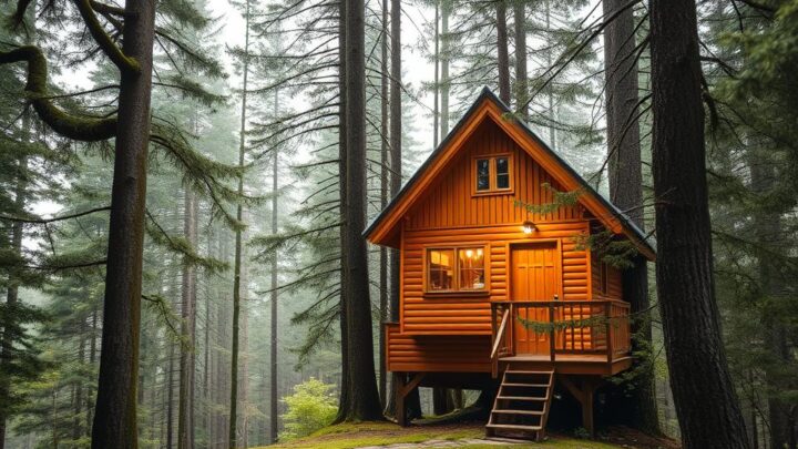 Magisches Baumhaus Norwegen: Urlaub in den Bäumen
