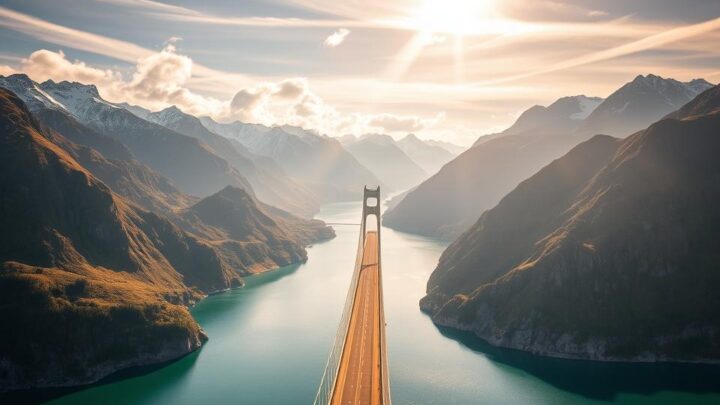 Die Hardangerbrücke – Norwegens längste Hängebrücke