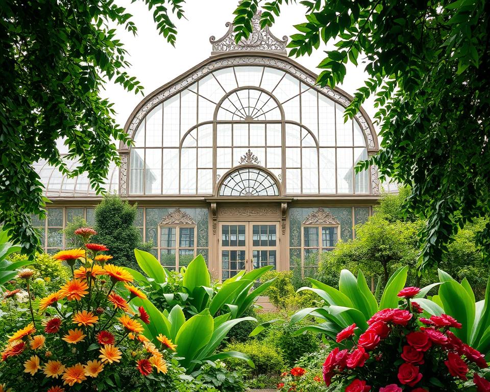 historische Architektur Gewächshaus historische Architektur Gewächshaus