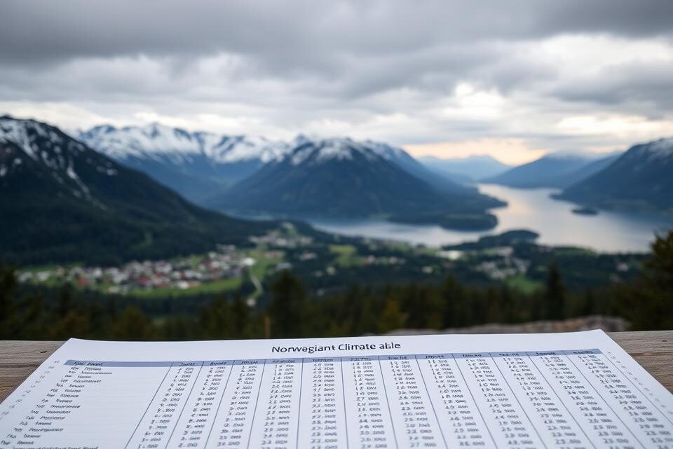 Klimatabelle Norwegen – Wetter nach Regionen